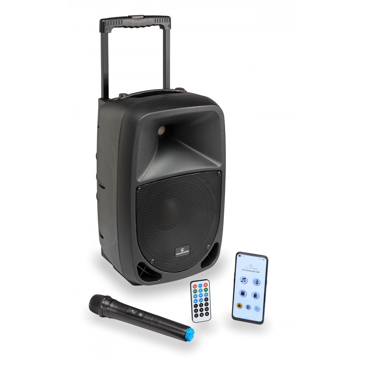 SOUNDSATION GO-SOUND 10AIR Sistema PA da 10" a Batteria con MP3, BT, Mic VHF e App Go-Sound Air di Controllo