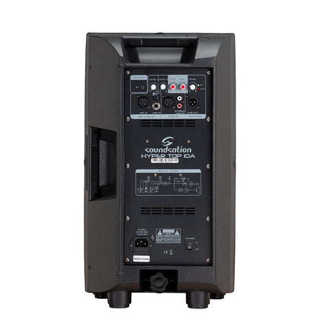 SOUNDSATION HYPER TOP 10A DIFFUSORE BI-AMPLIFICATO IN POLIPROPILENE 500W 10"