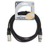 SOUNDSATION EMCXX-10BK Cavo microfonico bilanciato XRL 3P M - XRL 3P F / 10mt