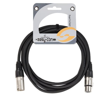 SOUNDSATION EMCXX-10BK Cavo microfonico bilanciato XRL 3P M - XRL 3P F / 10mt