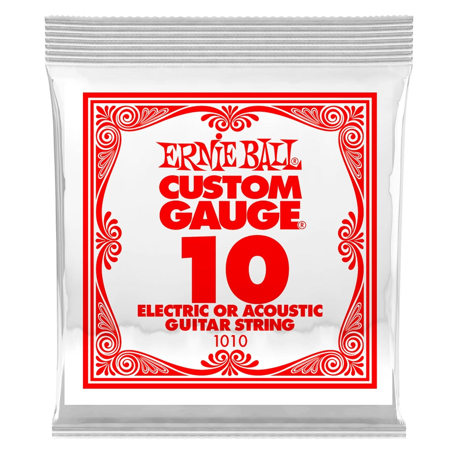 Corda per chitarra  elettrica/acustica ERNIE BALL - 1010 PLAIN STEEL .010