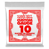 Corda per chitarra  elettrica/acustica ERNIE BALL - 1010 PLAIN STEEL .010