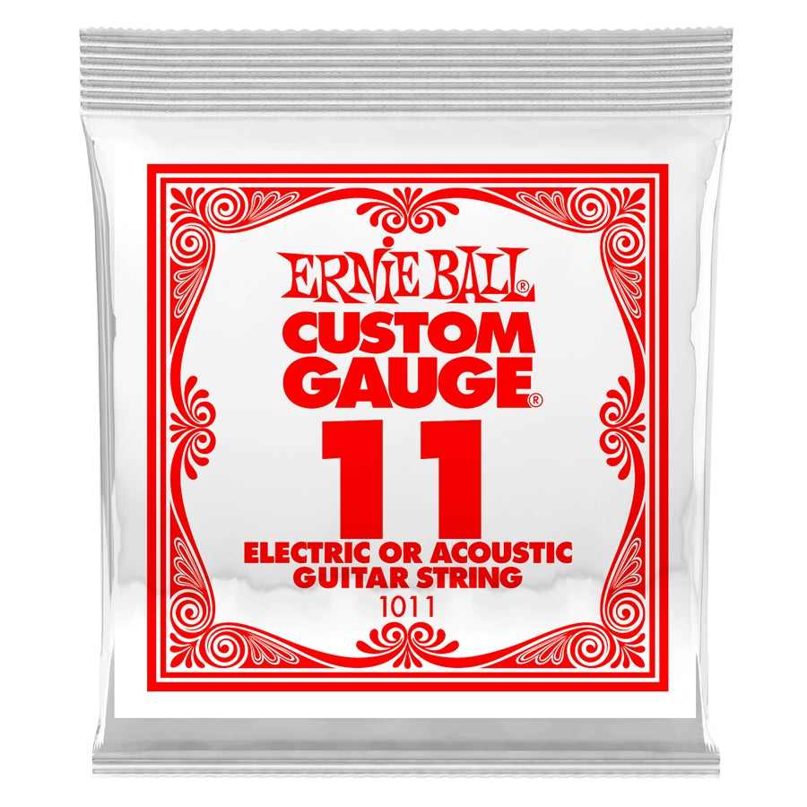CORDA per chitarra  elettrica/acustica ,ERNIE BALL - 1011 PLAIN STEEL .011