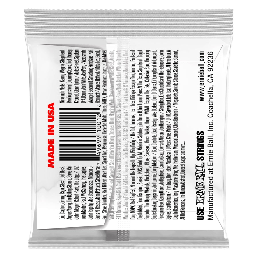 CORDA per chitarra  elettrica, Ernieball 0.12 - 1012 PLAIN STEEL