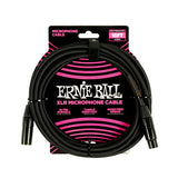 ERNIE BALL - 6391 CAVO MICROFONICO BRAIDED NERO 4,5 M