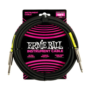 ERNIE BALL - 6399 PVC STRAIGHT STRAIGHT 4.5M