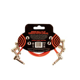 ERNIE BALL - 6403 FLAT RIBBON PATCH CABLE RED 30,48CM 3-PK