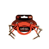 ERNIE BALL - 6403 FLAT RIBBON PATCH CABLE RED 30,48CM 3-PK