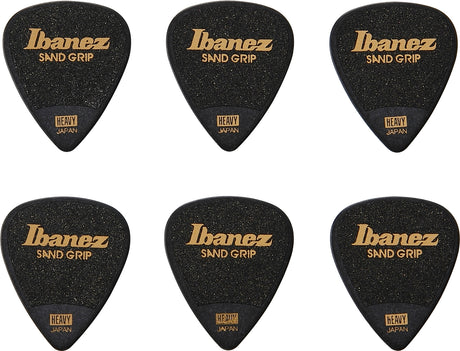 Plettri Ibanez Grip Wizard Series Sand Grip - PPA14HSGBK