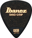 Plettri Ibanez Grip Wizard Series Sand Grip - PPA14HSGBK