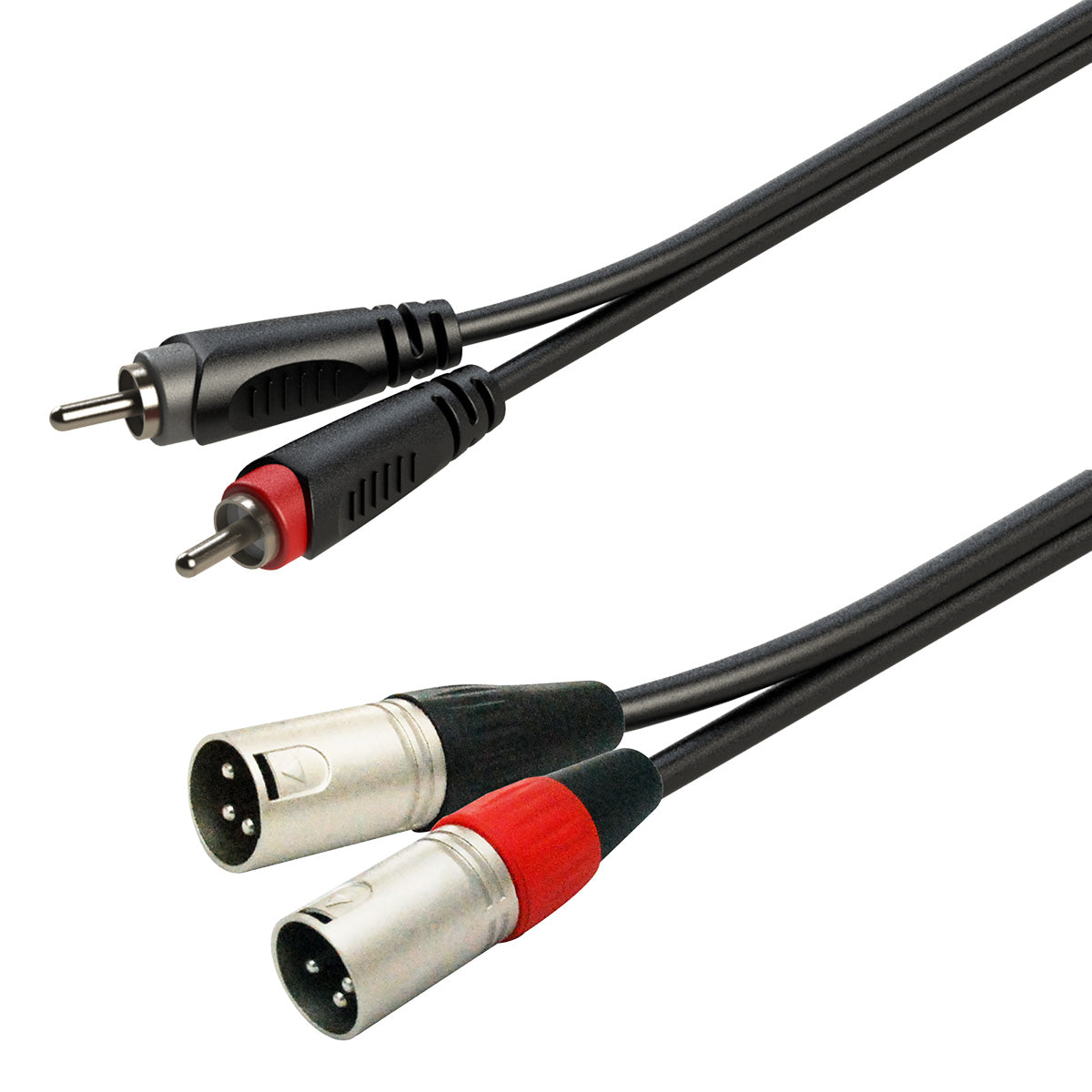SOUNDSATION GL-2RCA2XM3 CAVO ADATTATORE SBILANCIATO 2XRCA MASCHIO - 2XXLR MASCHIO / 3MT