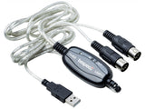 INTERFACCIA MIDI USB Bespeco, BMUSB100