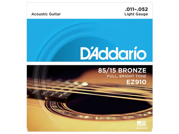 MUTA EZ910 Daddario 11-52 -Acustica  Light gauge