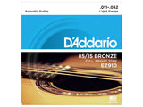 MUTA EZ910 Daddario 11-52 -Acustica  Light gauge