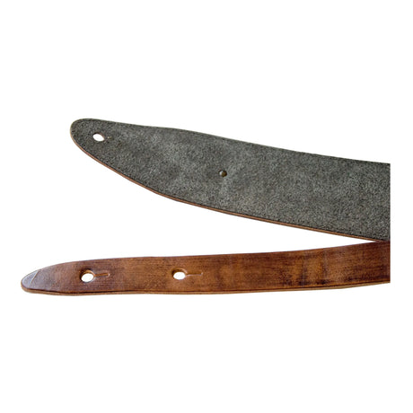 ETABETA GUITAR STRAPS / TRACOLLE PER CHITARRA E BASSO - OLD HAND Guitar Strap | Marrone Tamponato
