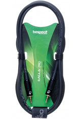 BESPECO EAGLE PRO  Cavo per dispositivi elettronici - jack Ø 3,5 mm stereo - jack Ø 3,5 mm stereo  EA2M100 - 1 metro