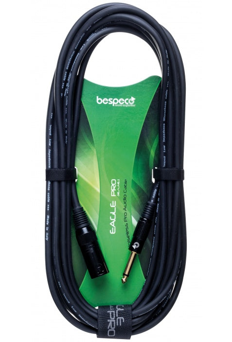 BESPECO - EAGLE PRO  Cavo per speaker attivo - cannon maschio - jack Ø 6,3 mm  EAJX200 - 2 metri