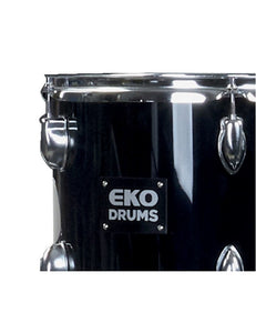 Batteria acustica Eko - ED-200 DRUM KIT BLACK - 5 PEZZI - Junior