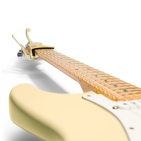 Capotasto KYSER Fender Guitar Capo - Olympic White