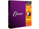 ELIXIR, MUTA PER CHITARRA ACUSTICA 010-047 Phosphorbronze - 16002 extralight antirust