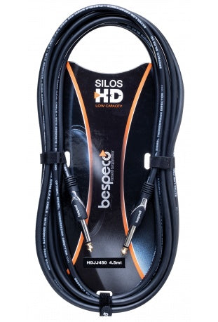 Bespeco - Serie SILOS HD - Cavo  strumepernti - jack Ø 6,3 mm - jack Ø 6,3 mm  HDJJ300 - 3 metri