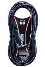BESPECO Serie SILOS HD - Cavo per strumenti - jack Ø 6,3 mm - jack Ø 6,3 mm 90°  HDPJ600 - 6 metri