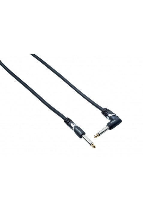 BESPECO Serie SILOS HD - Cavo per strumenti - jack Ø 6,3 mm - jack Ø 6,3 mm 90°  HDPJ600 - 6 metri