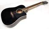 CHITARRA ACUSTICA IBANEZ ELETTRIFICATA  PF15 ECE BK