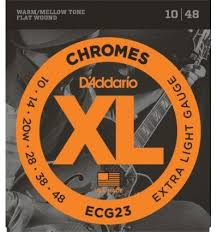 MUTA PER CHITARRA ELETTRICA ECG23 Daddario 10-48 Chromes