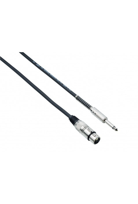 BESPECO IRON POWER  Cavo  microfoni - cannon femmina - jack Ø 6,3 mm  IROMA300 - 3 metri