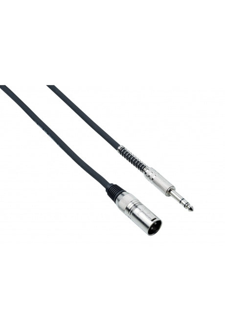 BESPECO-IRON POWER  Cavo per speaker attivo - cannon maschio - jack Ø 6,3 mm TRS  IROMS300 - 3 metri