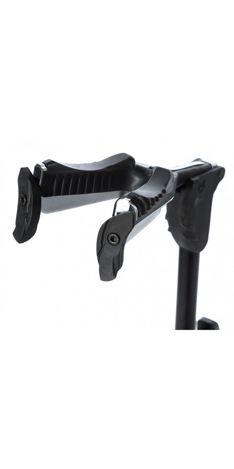 Bespeco KG10 - Supporto alto per chitarra e basso con sistema di bloccaggio