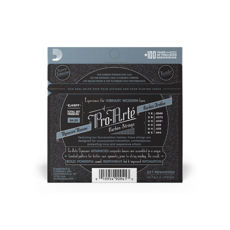 D'Addario EJ45FF Set Corde per chitarra classica Carbonio Normal Tension