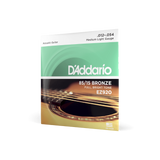 D'addario EZ920 85/15 Bronze Acoustic Guitar Strings, Medium Light, 12-54