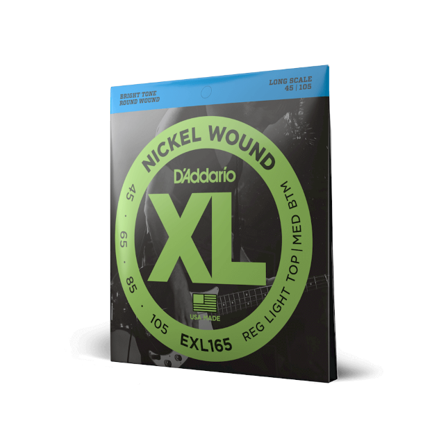 D'ADDARIO -  PER BASSO EXL165 4 corde  - round wound