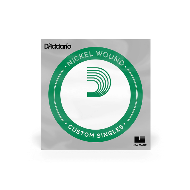 Corda singola D’Addario NW026 per chitarra elettrica, Nickel Wound, .026