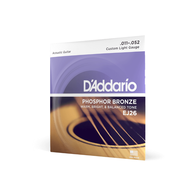MUTA PER CHITARRA ACUSTICA EJ26 Daddario 11-52