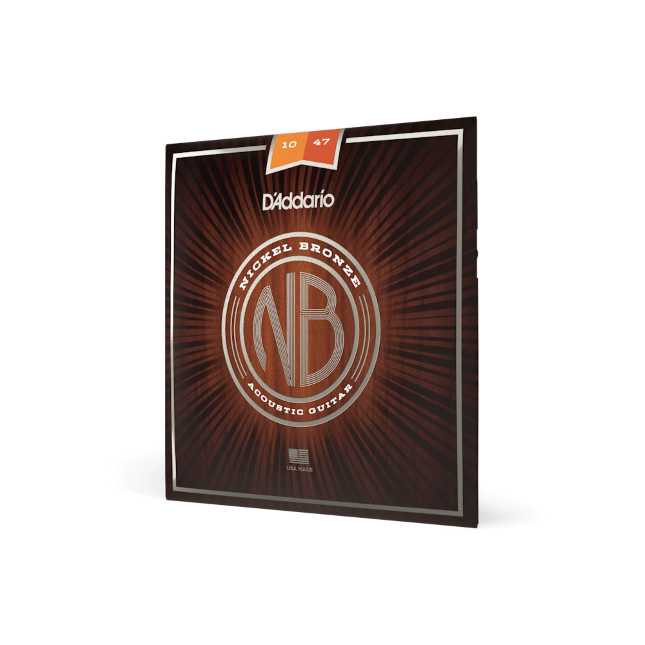MUTA PER CHITARRA ACUSTICA NB1047 Nichel Bronze 10-47