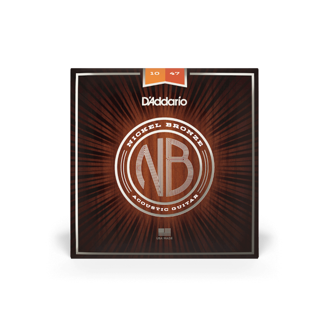 MUTA PER CHITARRA ACUSTICA NB1047 Nichel Bronze 10-47