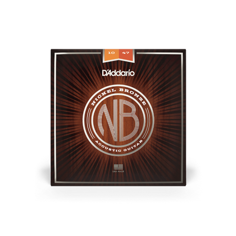 MUTA PER CHITARRA ACUSTICA NB1047 Nichel Bronze 10-47