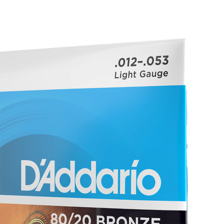 EJ11 80/20 Bronze Acoustic Guitar Strings, Light, 12-53