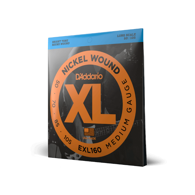 D'ADDARIO -  PER BASSO EXL160 4 corde - round wound