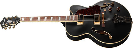 Chitarra semiacustica Ibanez af75 black flat