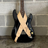 Etabeta - Tracolla in vera pelle -  DELUXE Guitar Strap | Naturale