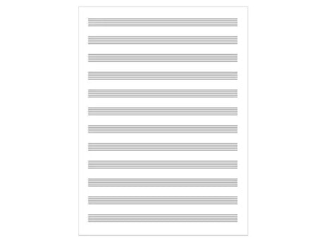 Quaderno di musica (32 pagine, 12 righi, carta avoriata)
