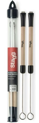 Stagg SBRU20-WM - spazzole in metallo