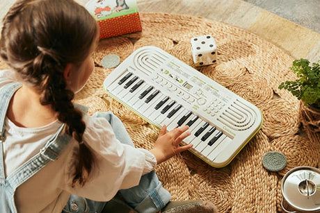 Tastiera CASIO SA-50 White/Lime Green