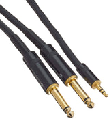CAVO AUDIO STEREO JACK TRS 3,5MM - 2 JACK MONO 6,3MM 1,5MT  CHLP170LU15 - 1,5 metri