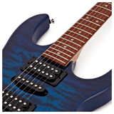 IBANEZ GRX70QA TBB Transparent Blue Burst