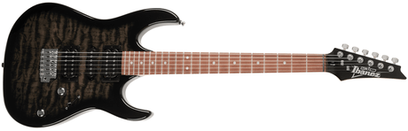 IBANEZ GRX70QA TKS Tasparent Black Sunburst - chitarra elettrica